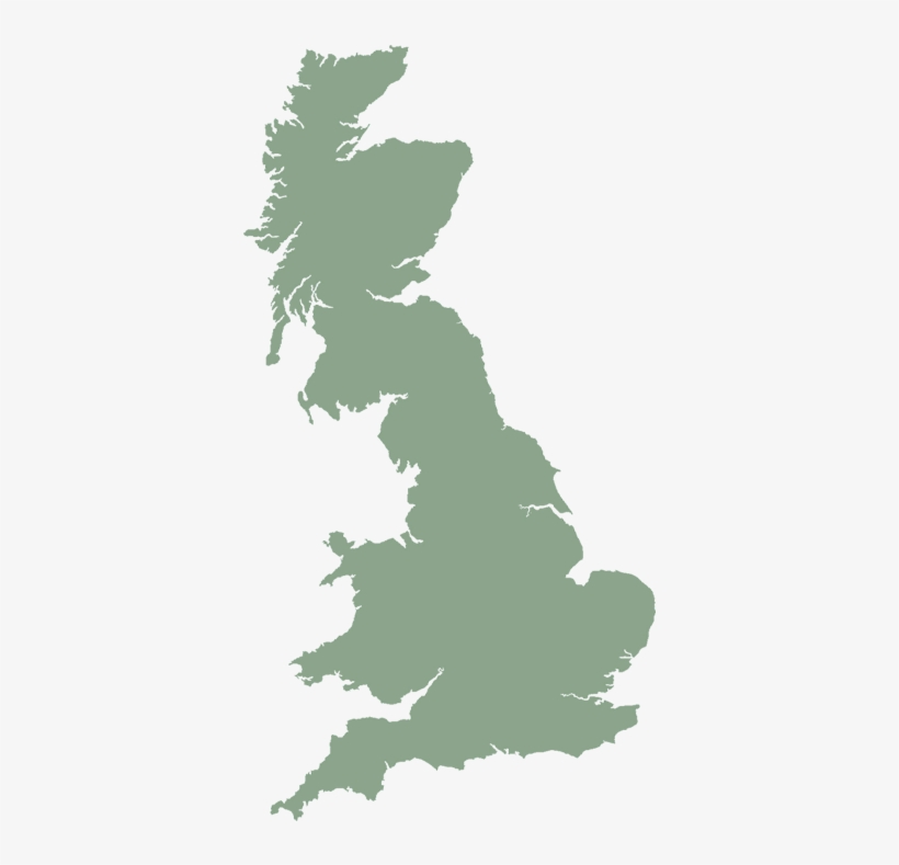 Ukflowerdelivery - Map Of Uk, transparent png download