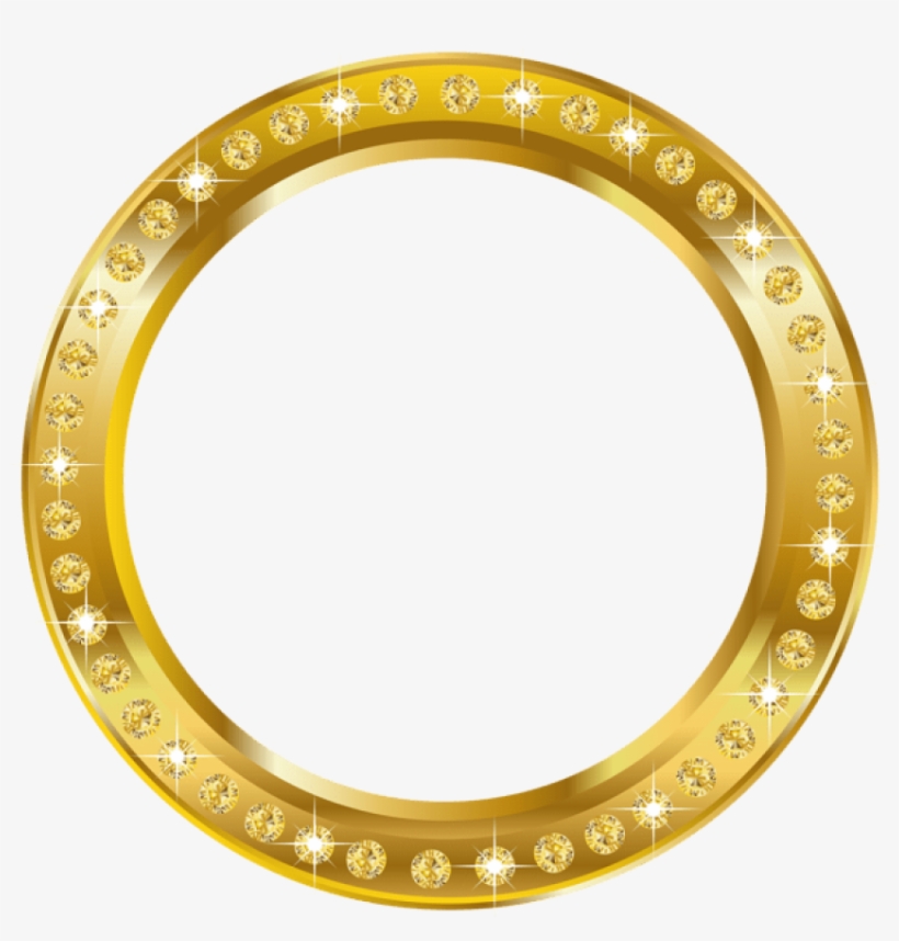 Free Png Download Round Frame Border Gold Clipart Png - Riverside County California Seal, transparent png download