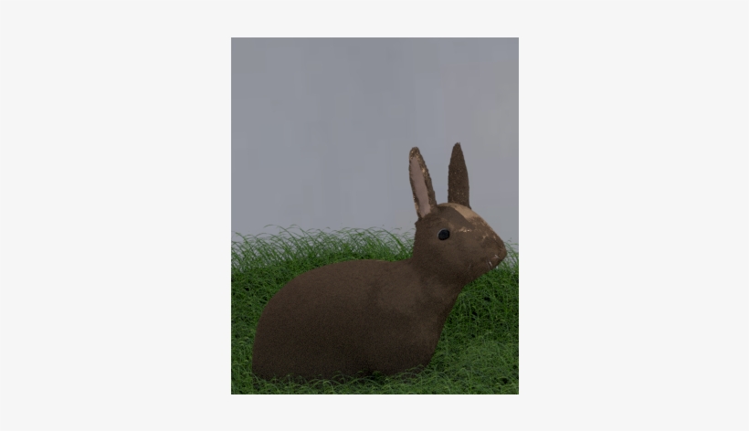 Rabbit And Grass 960×540 149 Kb - Hare, transparent png download