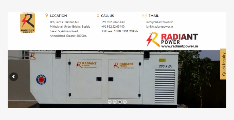 Genset Original Equipment Manufacturer - Electric Generator, transparent png download