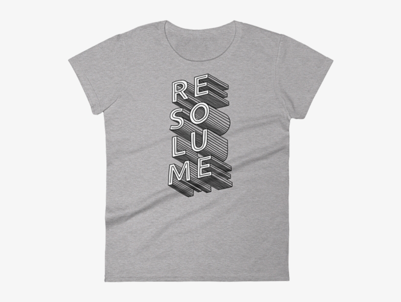 Women's Grey 3d Shirt - Active Shirt, transparent png download