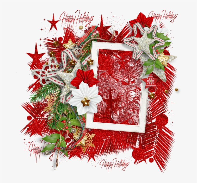 Christmas Frame Element Tagger Size 800 X - Transparent Christmas Cluster Frames, transparent png download