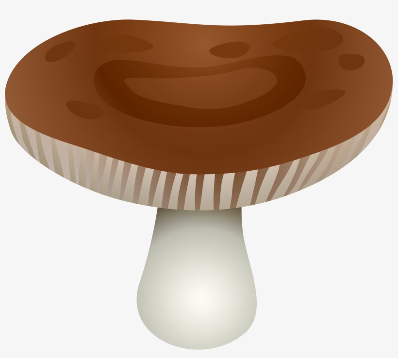 Brown Transparent Mushroom Png Clipart - Mushroom Emoji Transparent Background, transparent png download