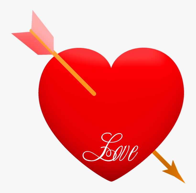 Valentine Heart Clipart - 2 Hearts, transparent png download