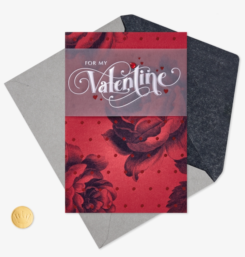 Vintage Roses Thankful For You Valentine's Day - Paisley, transparent png download