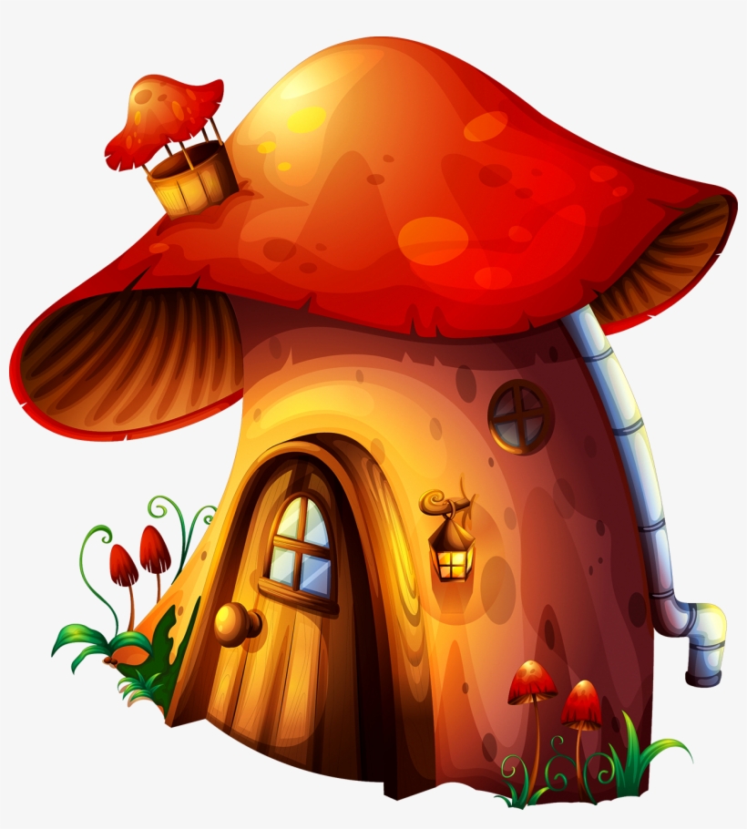 Featured image of post Simple Mushroom House Drawing
