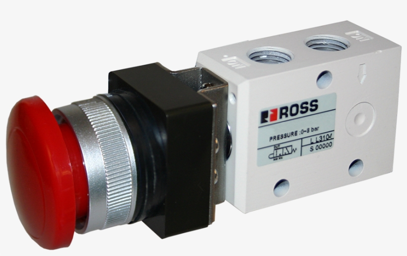 Pushbutton Mushroom Rd 12 Series Valves - Valve, transparent png download
