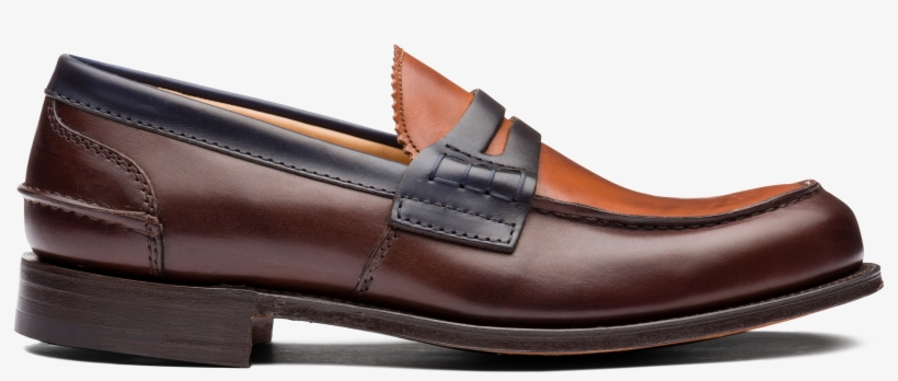 Pembrey 2 Nevada Leather Loafer Tricolor Brown Church's - Slip-on Shoe, transparent png download
