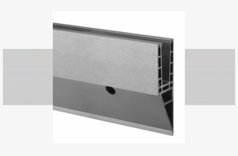 Next Prev - Glass Railing High Profile Base Shoe, transparent png download