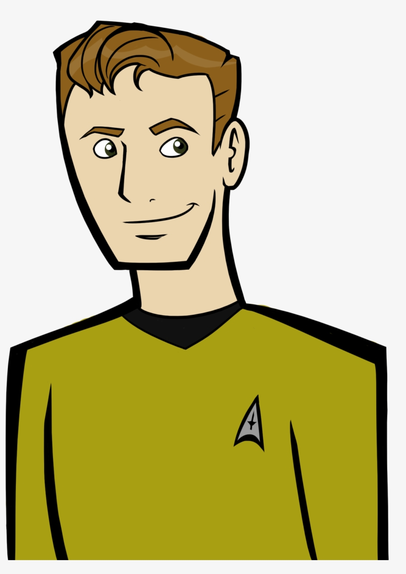 Well Helllllllooooo - Captain Kirk Cartoon Drawing, transparent png download