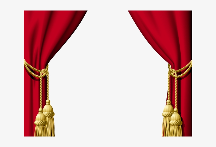 Curtain Clipart Windows 98 - Red Curtain, transparent png download