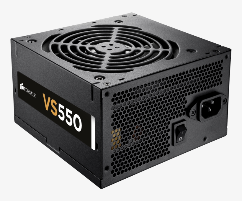 Corsair Vs Series Vs550 550 Watt Power Supply - Power Supplies, transparent png download