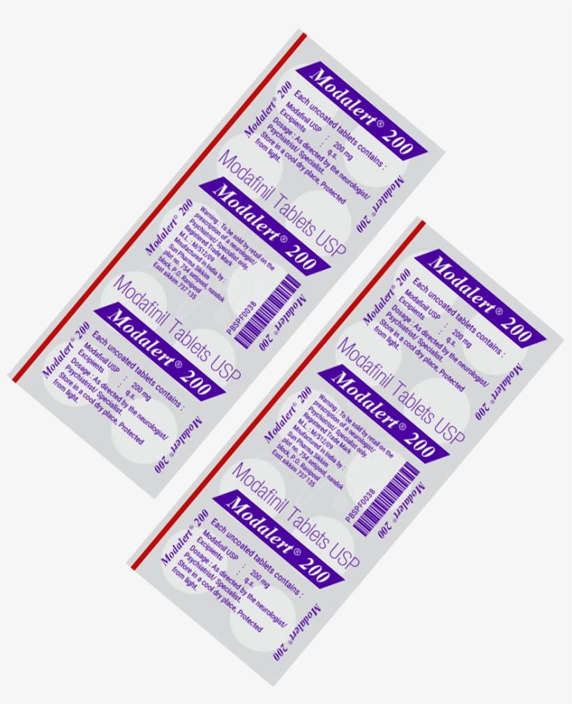 Modalert - Modalert 200 Mg, transparent png download