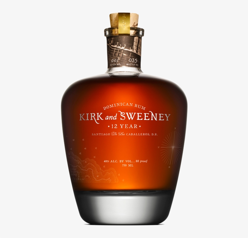 Kirk And Sweeney 12 Year Old Rum - Kirk And Sweeney, transparent png download