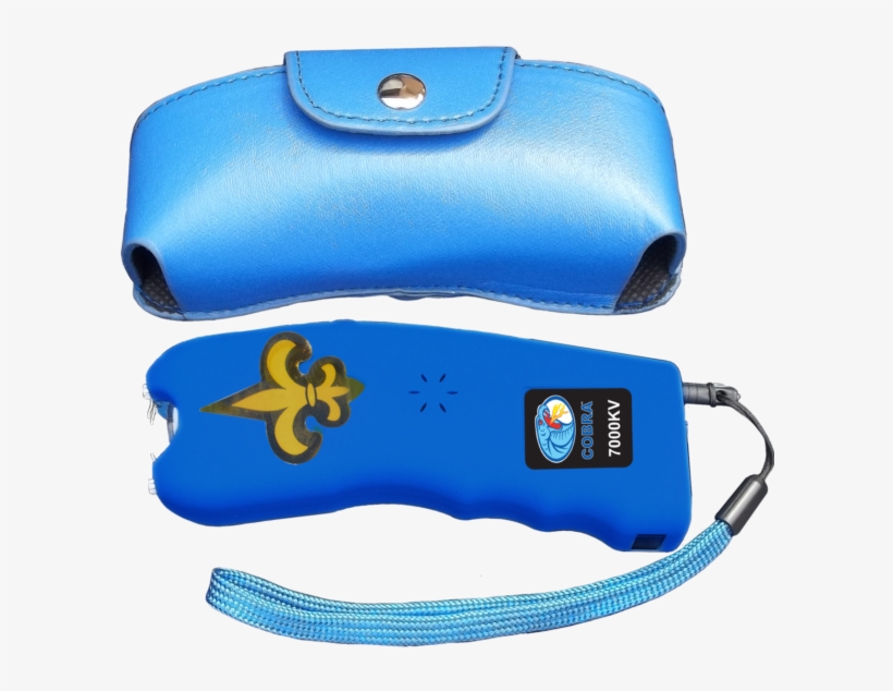 Blue Cobra 7 Million Volt Stun Gun Csp-007 Rechargeable - Bag, transparent png download