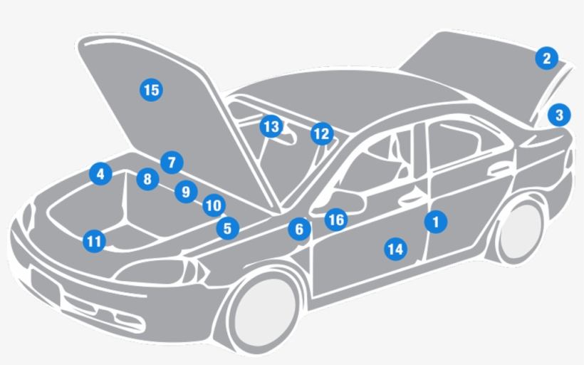 To Find The Paint Code Of Your Vehicle, You Can Take - Police Car, transparent png download