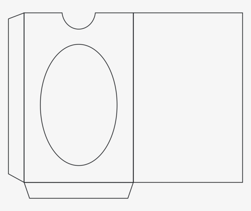 Blank Templates Gift Card Envelope Template Cool Designs - Circle, transparent png download