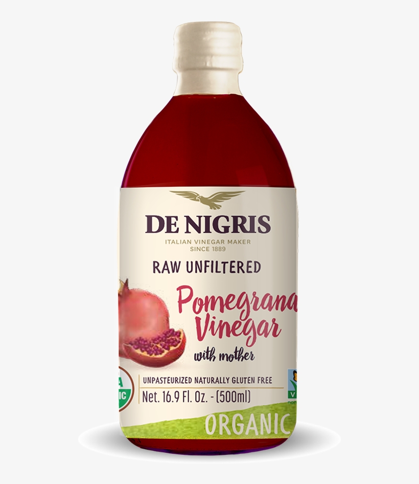 Organic Pomegranate Vinegar - Plastic Bottle, transparent png download