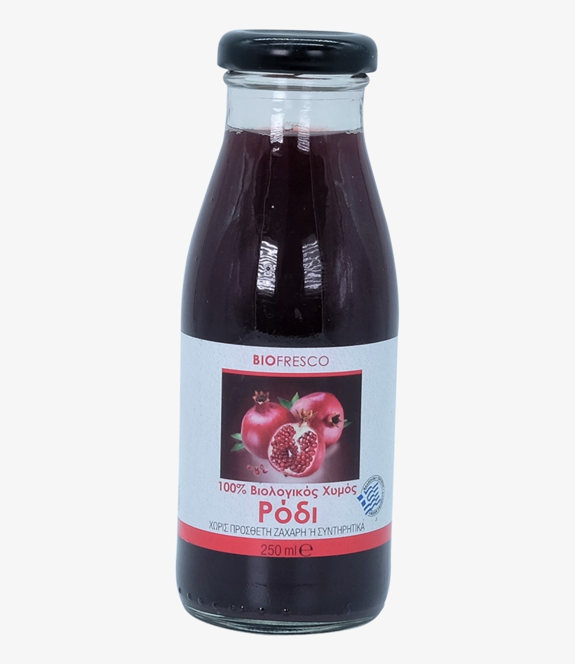 Bio Fresco Bio Pomegranate Juice 250ml - Glass Bottle, transparent png download