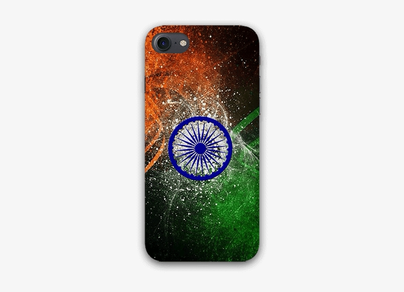 Indian Ashok Chakra With Glass Background Iphone 8 - Ashok Chakra, transparent png download