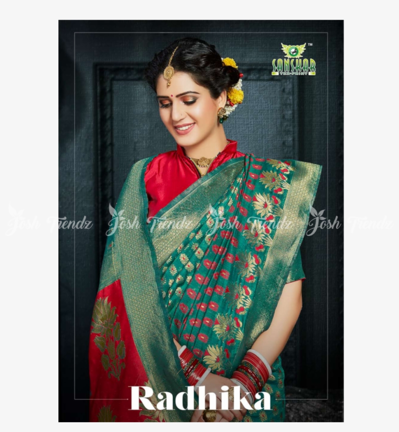 Sanskar Radhika Kalamkari Silk Saree Jt Rk Sarees - Silk, transparent png download