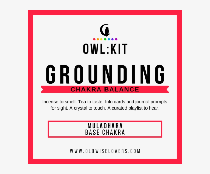 Chakra Balance Owl - Graphic Design, transparent png download