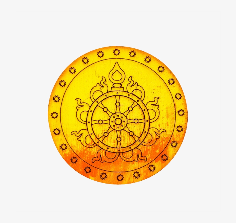 Chakra Magnet - Tapis Rond Jute Et Noir, transparent png download