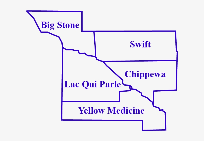 Prairie Five Counties - Diagram, transparent png download