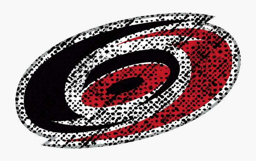 Carolina Hurricanes 1997-present Primary Logo Distressed - Circle, transparent png download