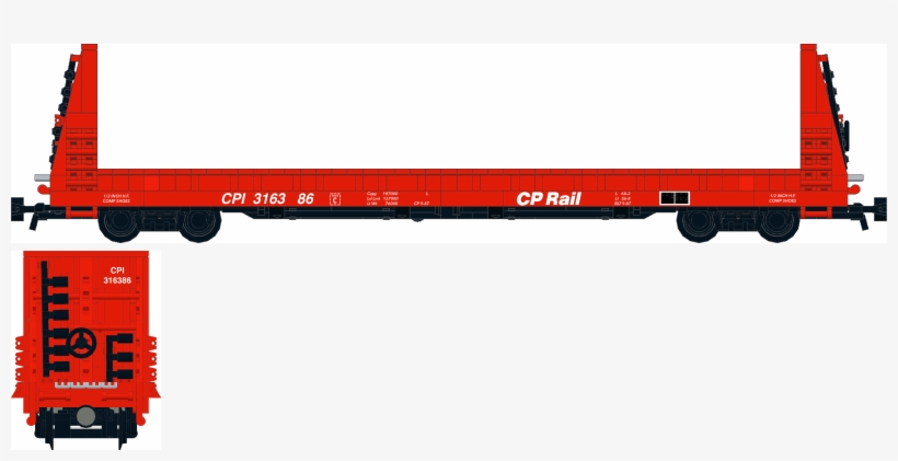 Canadian Pacific Decals For The Thrall - Railroad Car, transparent png download