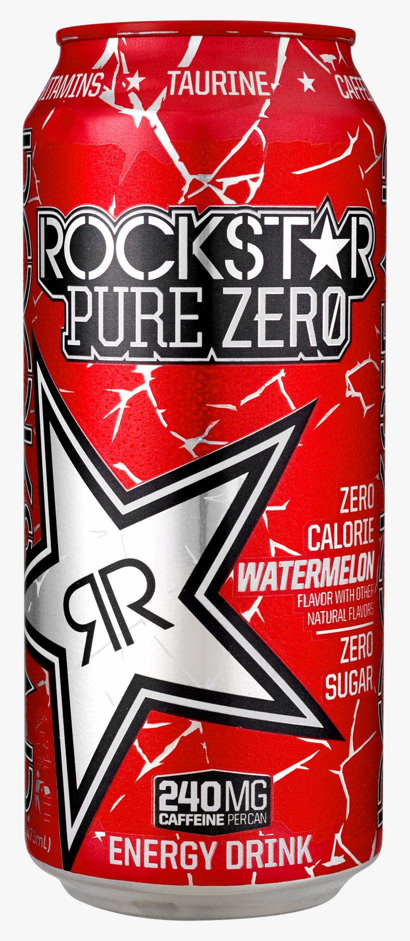 Rockstar Pure Zero Lemonade, transparent png download
