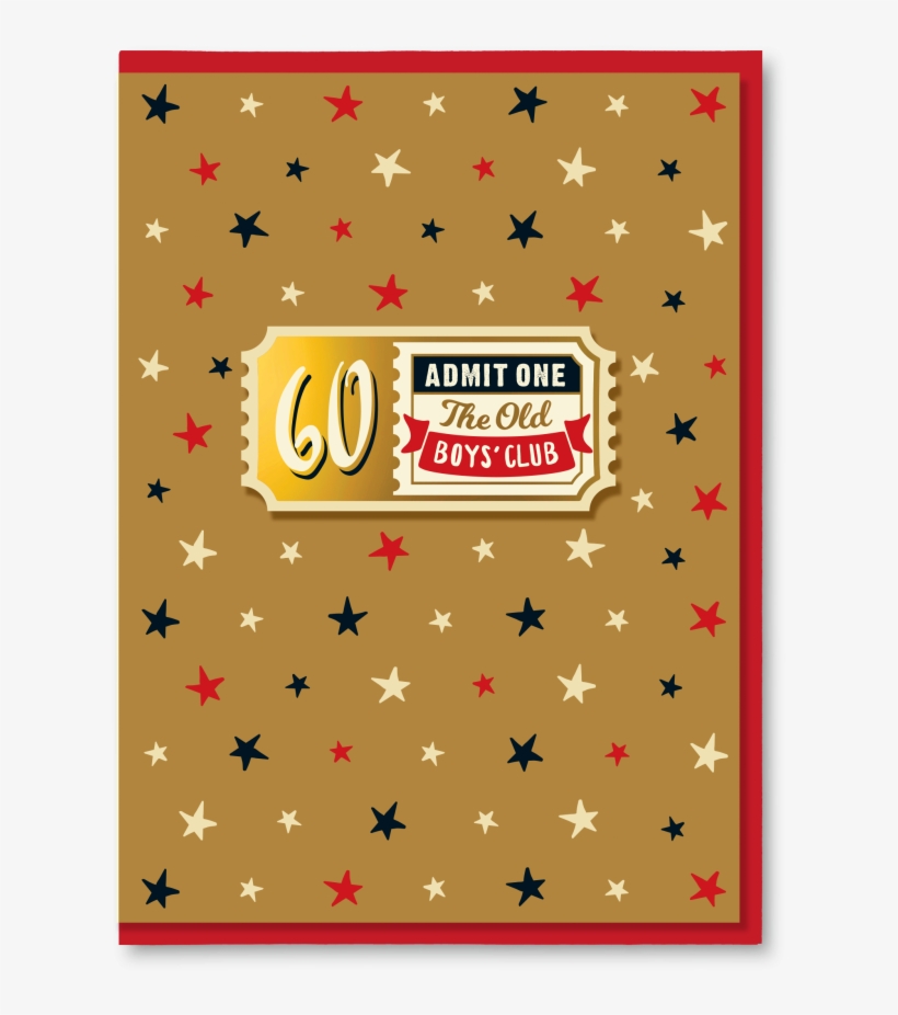 60 Admit One - Christmas Card, transparent png download