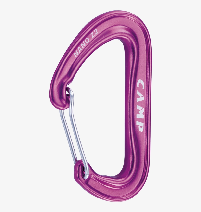 Camp Usa Nano 22 Carabiner - Mosqueton Rosa, transparent png download