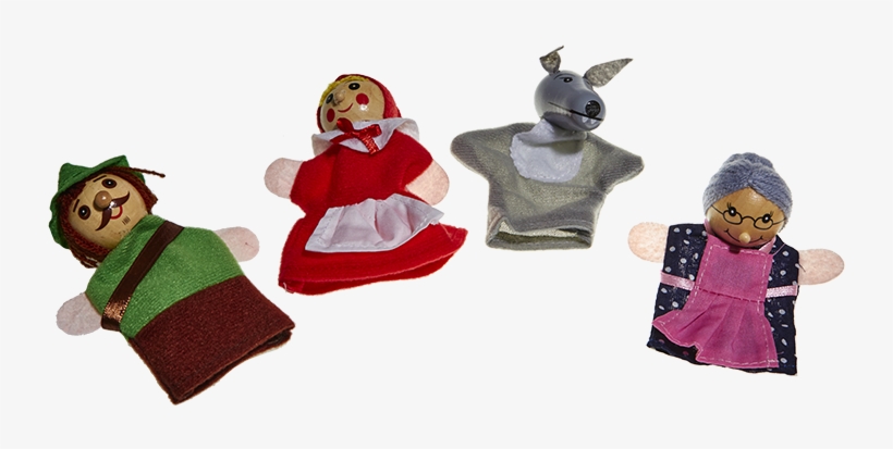 Little Red Riding Hood - Caperucita Roja Personajes Titeres, transparent png download