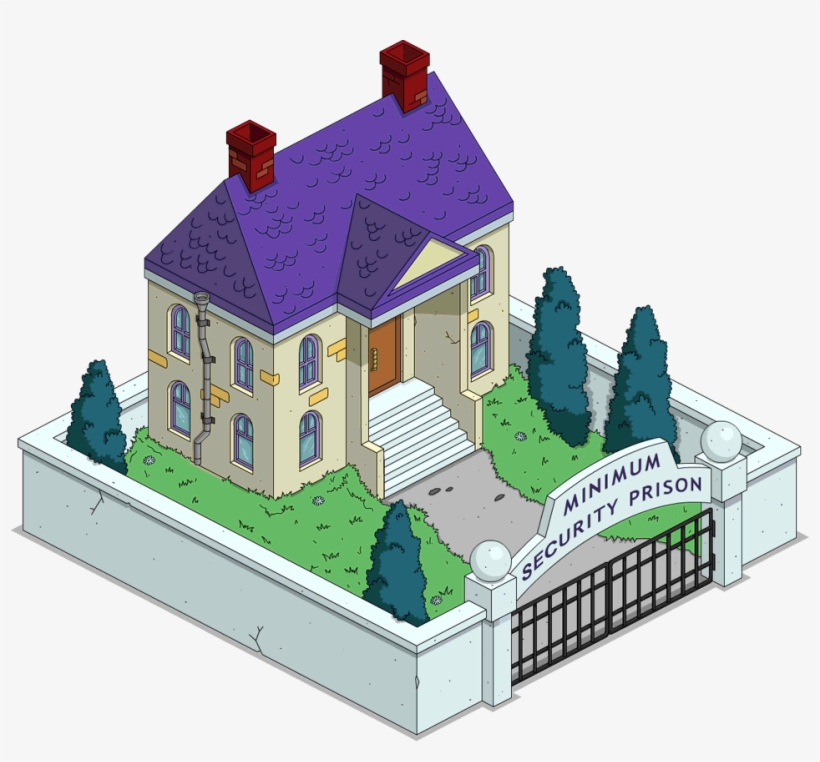 Tapped Out Minimum Security Prison - The Simpsons, transparent png download