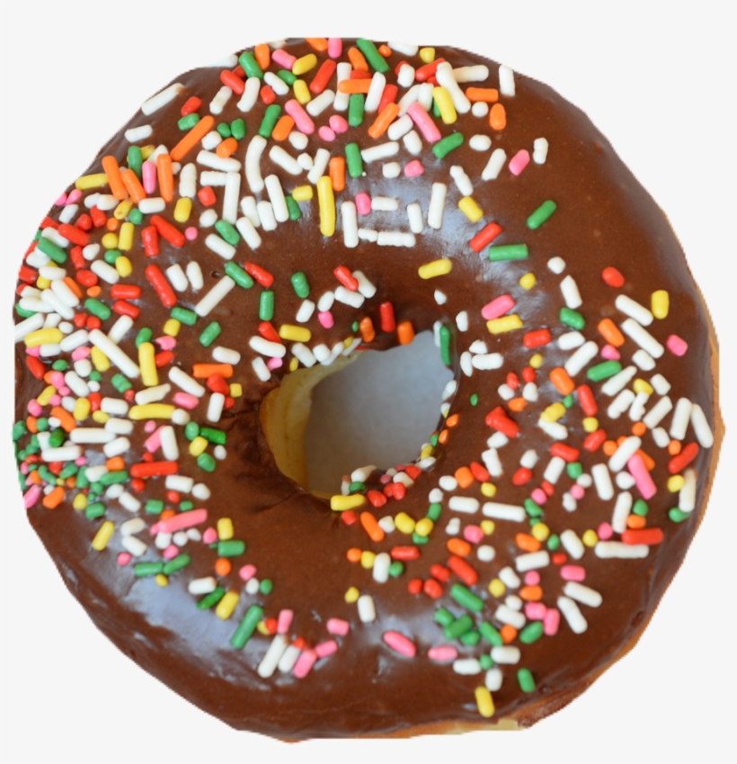 Doughnut Clipart Sprinkled Donut - Alimentos Color Cafe, transparent png download