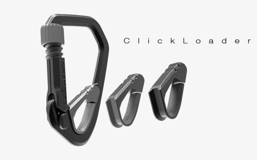 New Carabiner Design With Click Loader - Carabiner, transparent png download