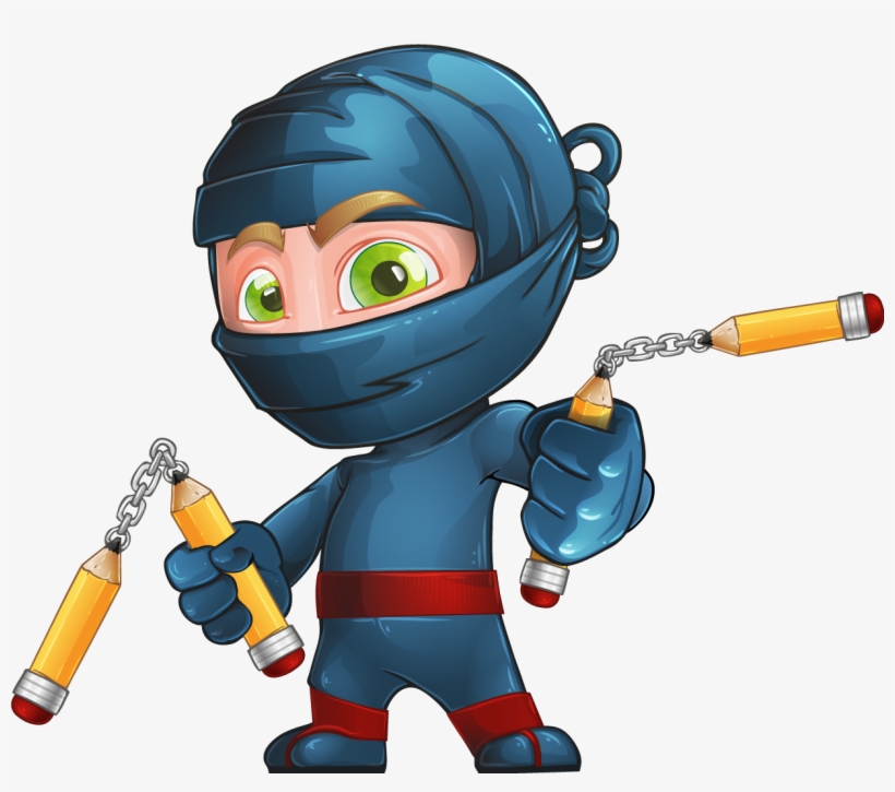 Astronaut Clipart Family - Free Ninja Character, transparent png download