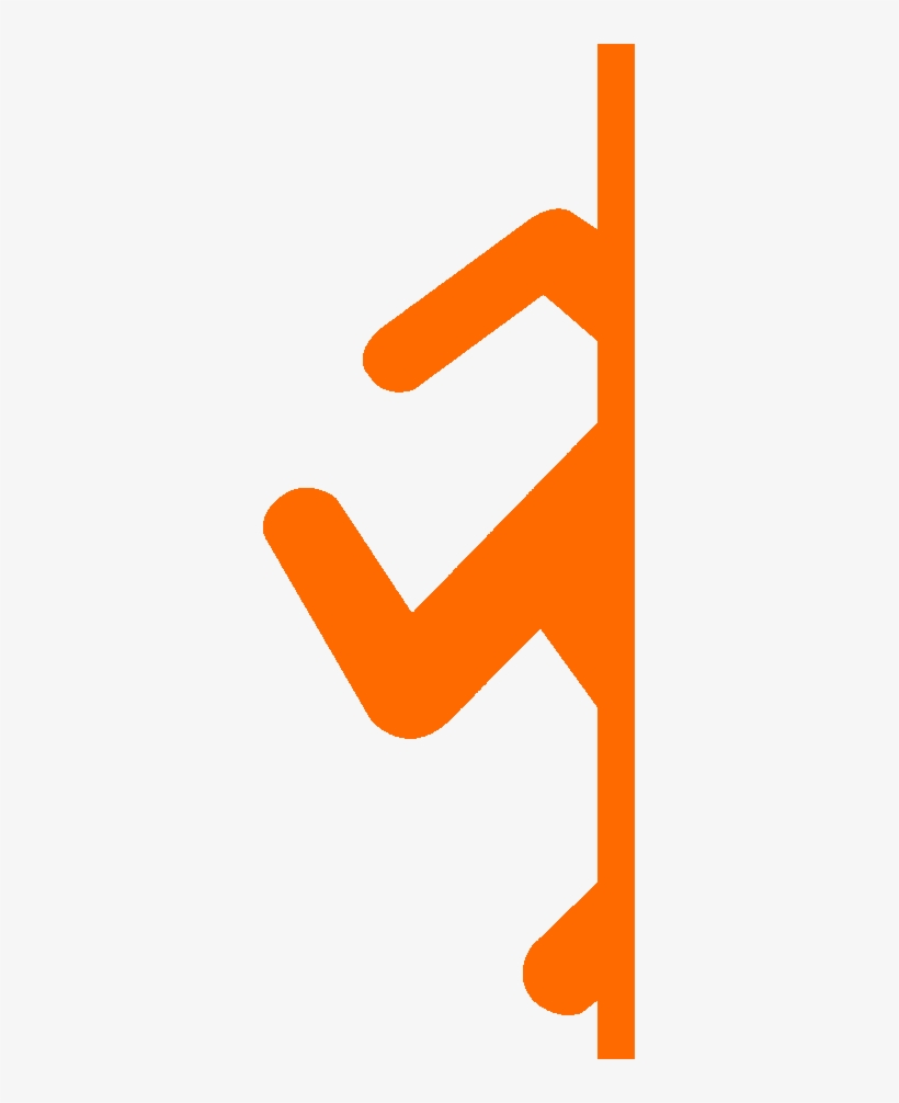 Website Gemaakt Door Mike - Portal 2 Orange Portal, transparent png download