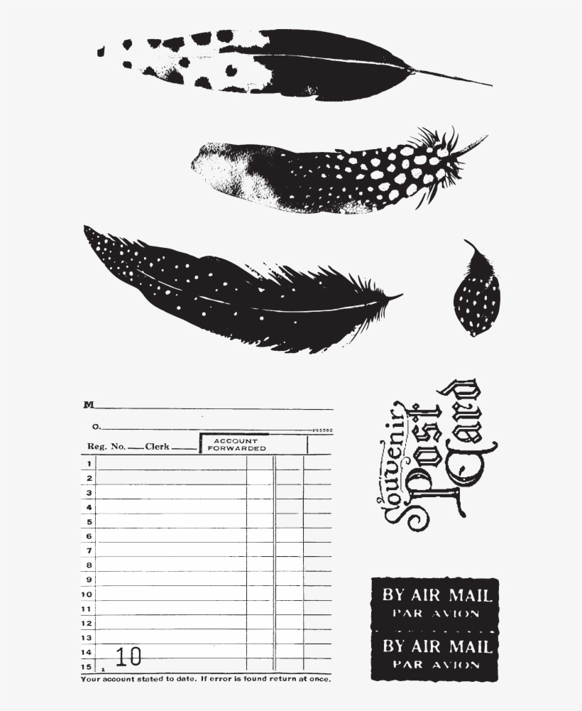 Prima Marketing Prima Midnight Garden Stamps, transparent png download