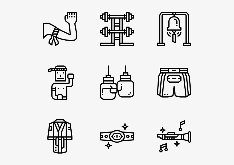 Thai Boxing - Medieval Icon, transparent png download