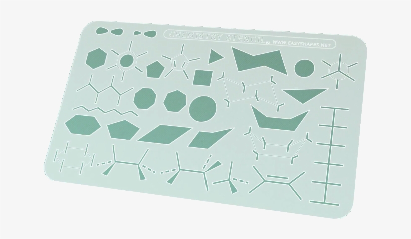 Organic Chemistry Stencil - Organic Chemistry Drawing Stencil, transparent png download