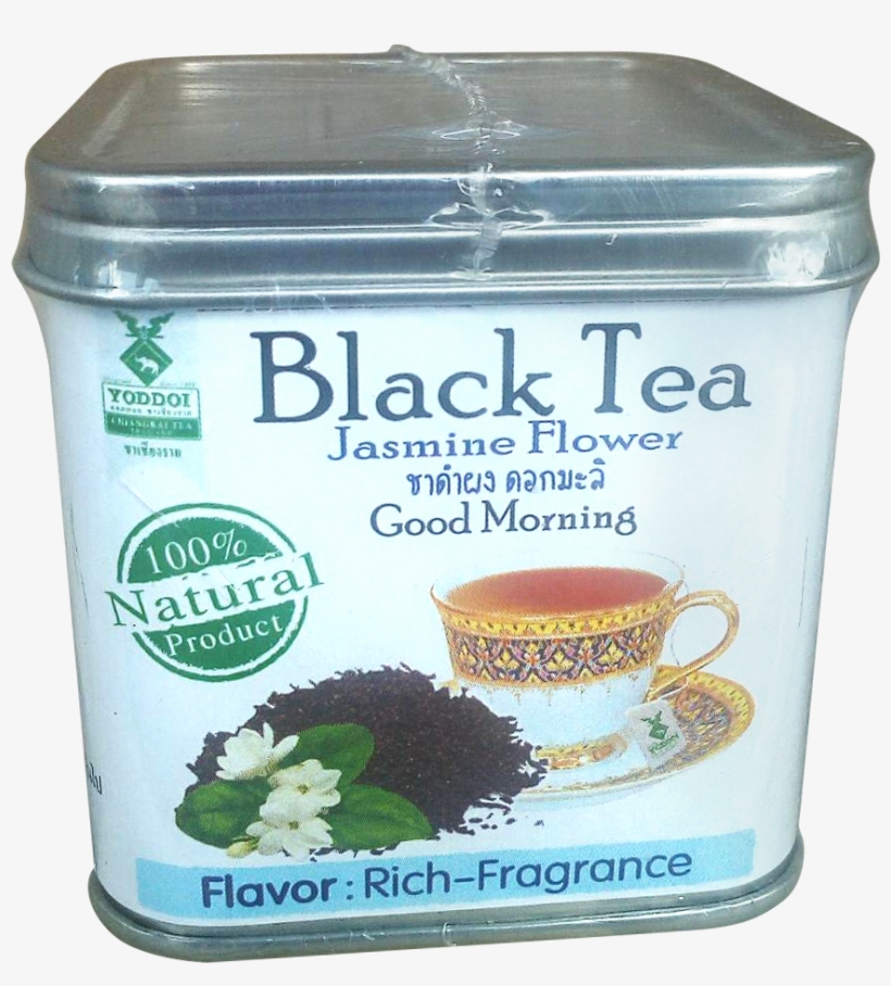 Black Tea Jasmine Flower - Black Tea, transparent png download