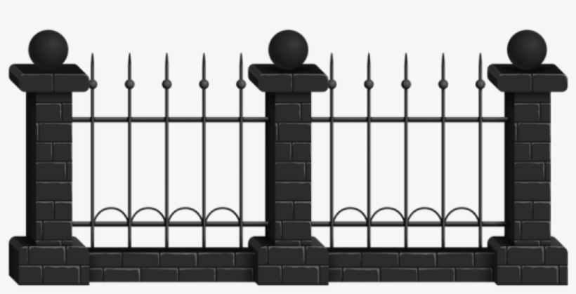 Free Png Download Black Fence Clipart Png Photo Png - Baluster, transparent png download