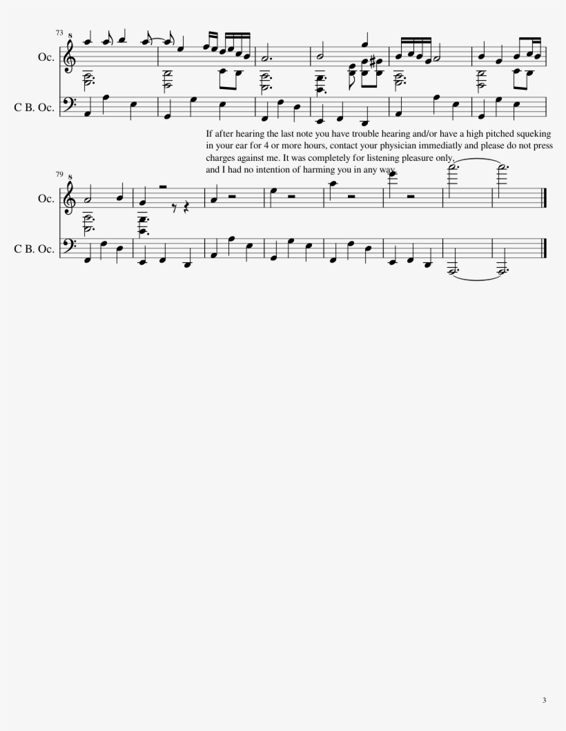 Waltz Of The Elves Sheet Music Composed By Tony Mccahill - Sheet Music, transparent png download