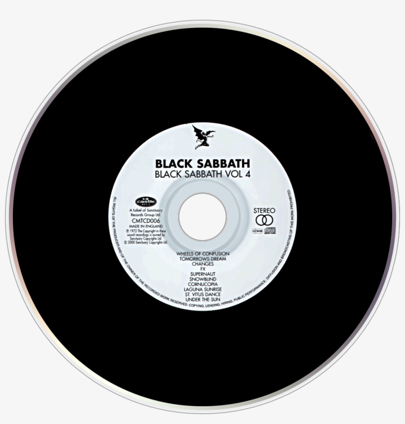 Black Sabbath Vol - Data Storage Device, transparent png download