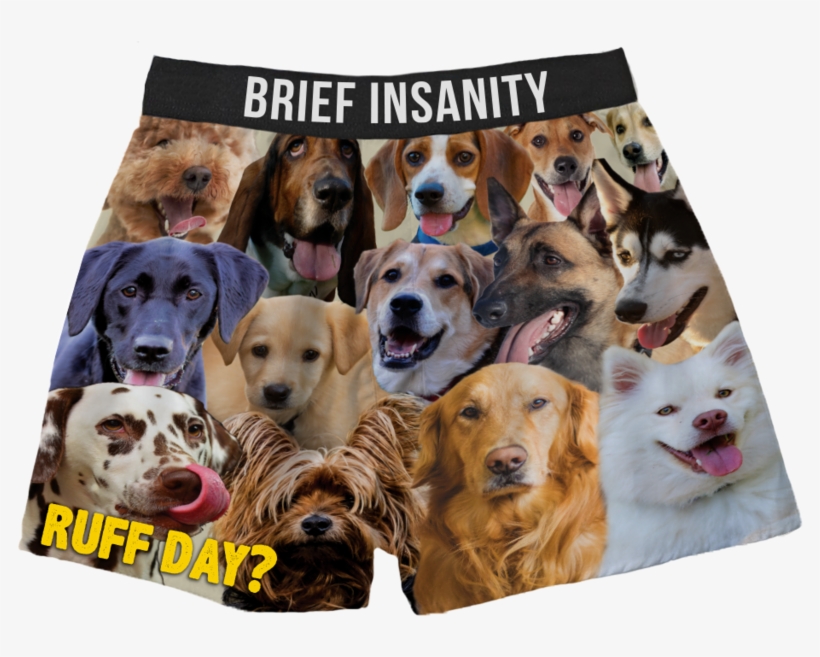 Dogs Boxer Shorts Ruff Day - Boxer Shorts, transparent png download
