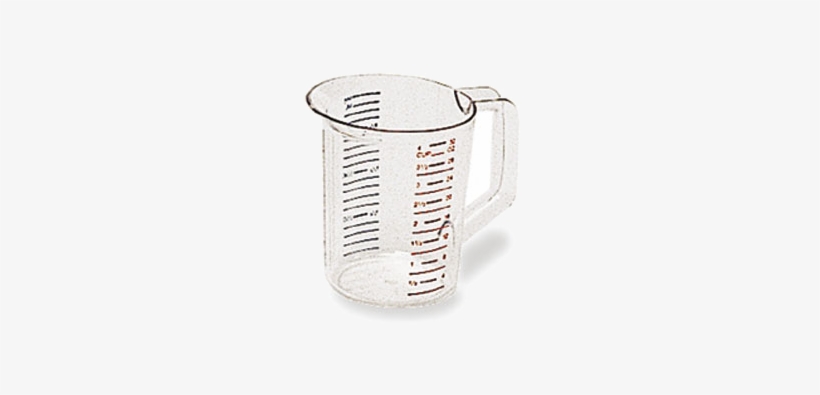 Bouncer Measuring Cup, 1 Qt, Clear, Rubbermaid Fg321600clr - Silver, transparent png download