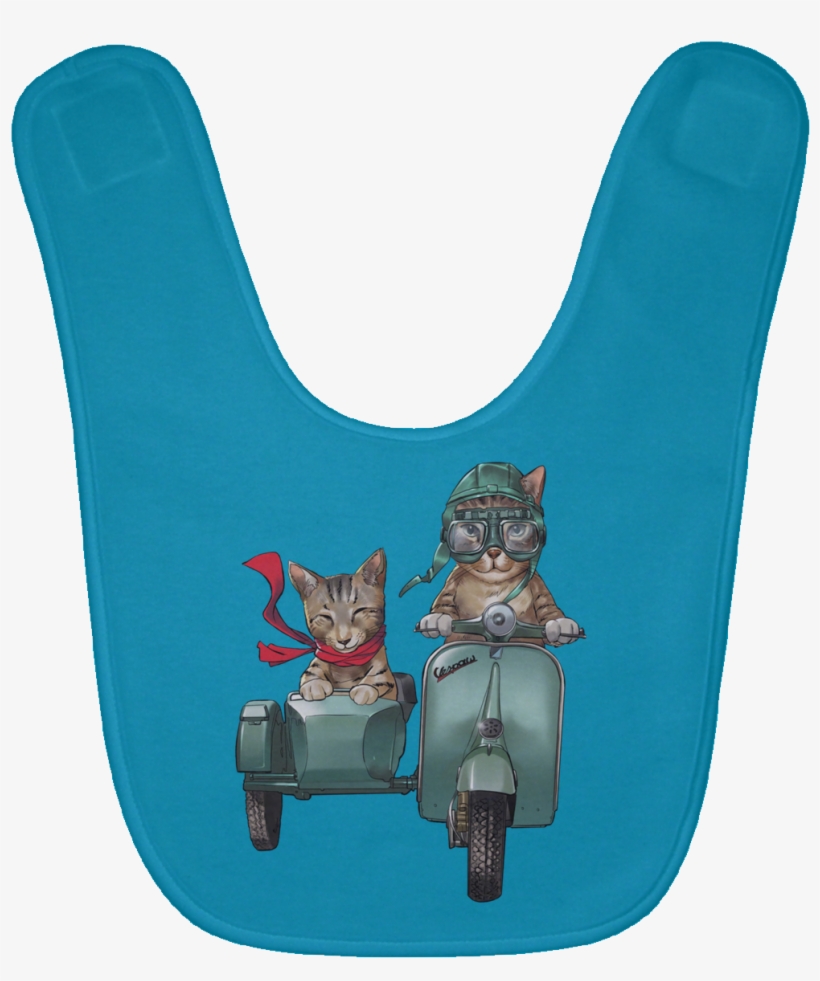 Vespaw Baby Bib - Tabby Cat, transparent png download
