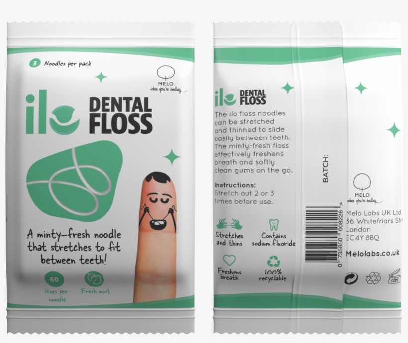 Ilo Dental Floss - Toothbrush Travel Finger, transparent png download